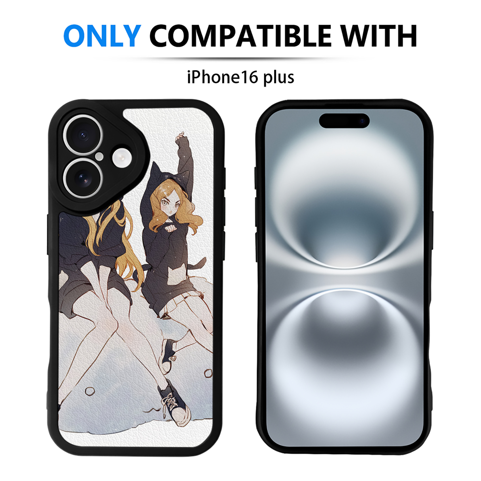 （画像用） ハイキュー!! Haikyu!! 【iPhone 16シリーズ対応】シリコンスマホケース（レザー調） 材質：シリコン